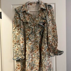 Listicle Floral Paisley Mini Dress